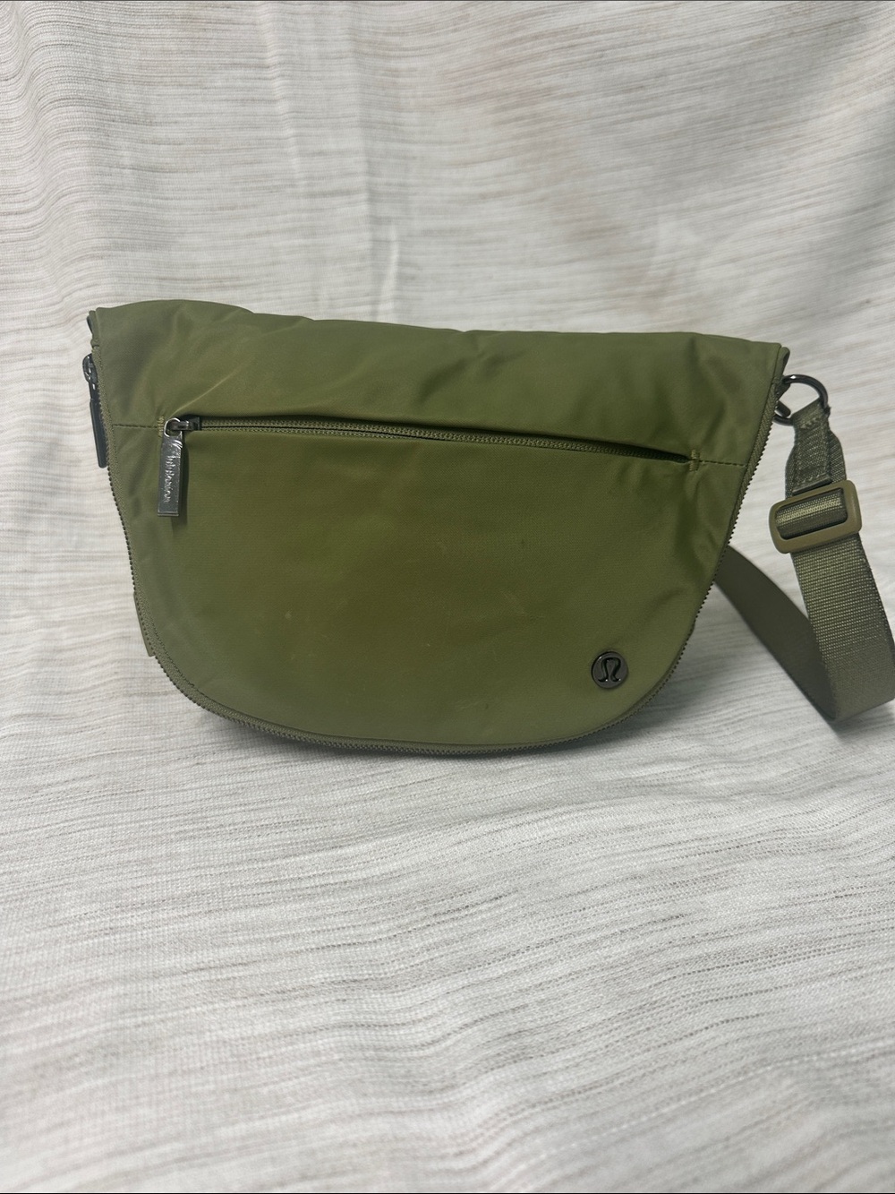 lululemon athletica Olive Green Crossbody Sling Bag
